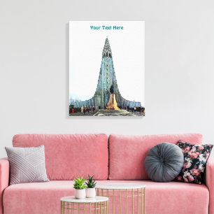 Impressão Em Tela Hallgrímskirkja, Reykjavik