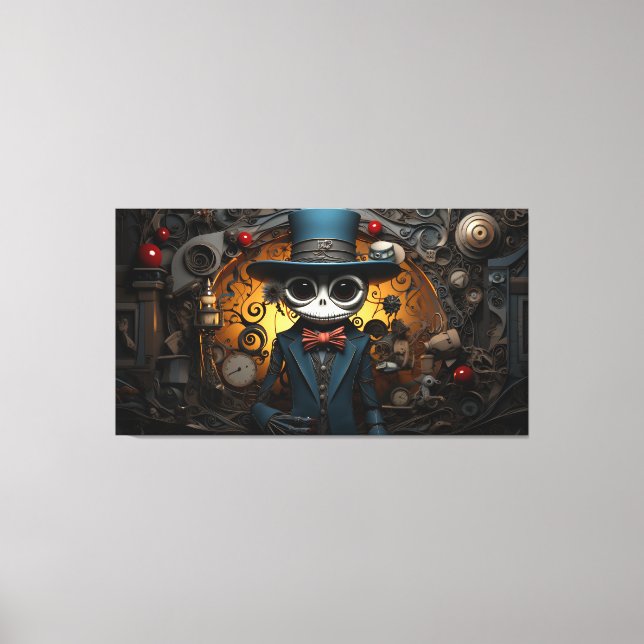 Impressão Em Tela Halloween (Frente)