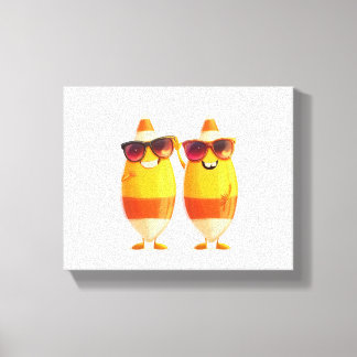 Impressão Em Tela Halloween Candy Corn Crew