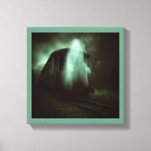 Impressão Em Tela Halloween - Trem Fantasmagórico 2