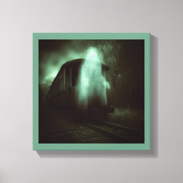 Impressão Em Tela Halloween - Trem Fantasmagórico 2 (Frente)