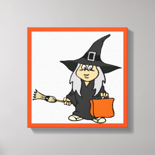 IMPRESSÃO EM TELA HALLOWEEN WITCH