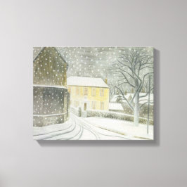 Impressão Em Tela Halstead Road em Snow (por Eric Ravilious)
