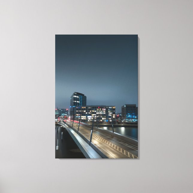 Impressão Em Tela Hamburgo Alemanha (Frente)