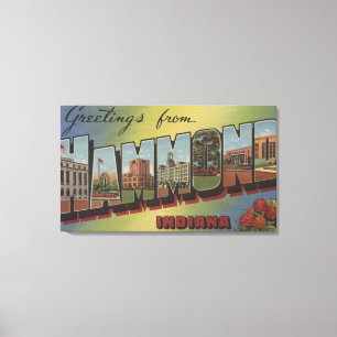 Impressão Em Tela Hammond, Indiana - grandes cenas da letra