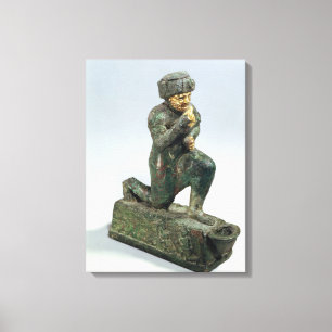 Impressão Em Tela Hammurabi, rei de Babylon, praying antes de um