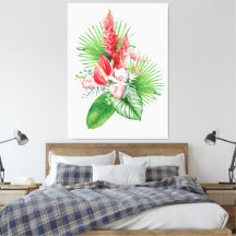 Hana hou! (Branco) Esquema de Flor Havaiano