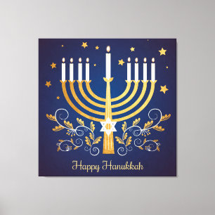 Impressão Em Tela Hanukkah