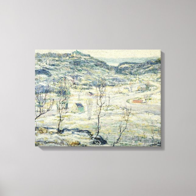 Impressão Em Tela Harlem Valley, no inverno (cena de Nova Iorque) (Frente)