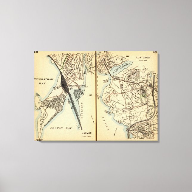 Impressão Em Tela Harmon Park, Nova Iorque (Frente)