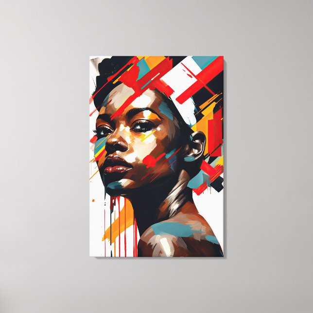 Impressão Em Tela "Harmonia em Contraste" (Frente)