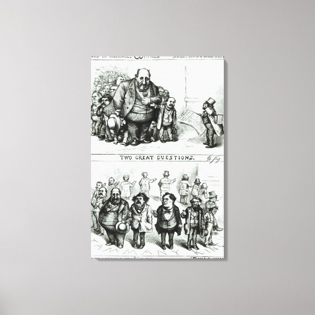 Impressão Em Tela Harper's Weekly' (Frente)