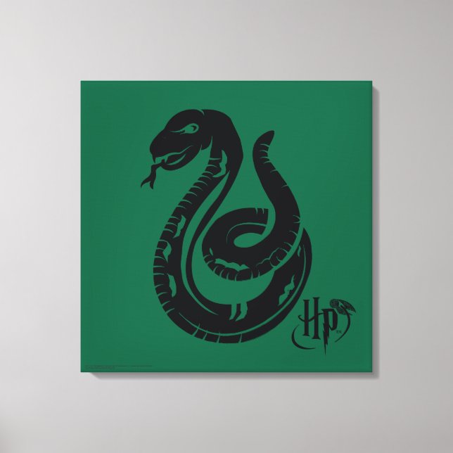 Impressão Em Tela Harry Potter | Ícone de Cobra da Slytherin (Frente)