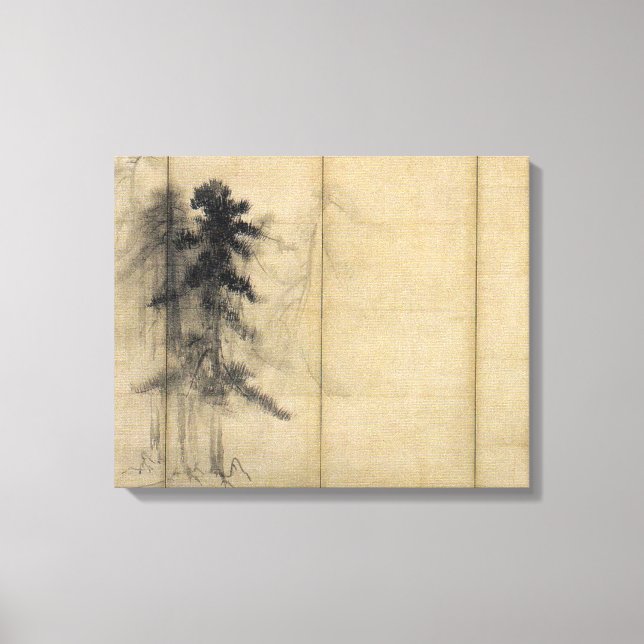 Impressão Em Tela Hasegawa Tōhaku Pine Trees (Frente)