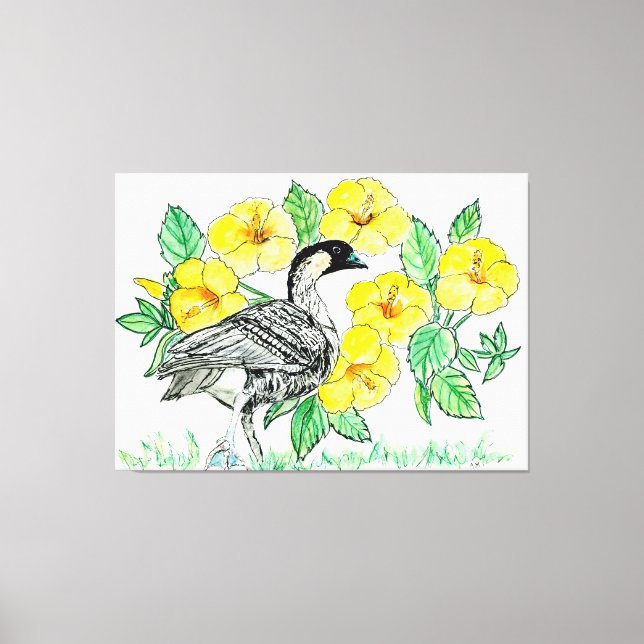 Impressão Em Tela Havaí (Frente)