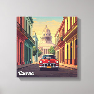 Impressão Em Tela Havana Cuba
