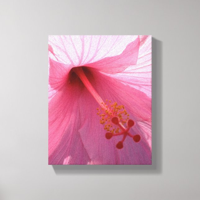 Impressão Em Tela Hawaiian Pink Hibiscus Fine Art Photo (Frente)