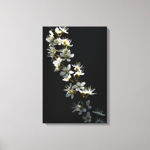 Impressão Em Tela Hawthorn Flowers 16x24 (40x60cm) waccn