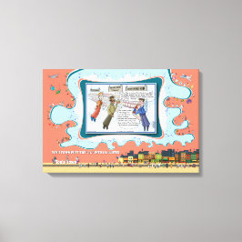 Impressão Em Tela Heavenly Reds | Absurd Wordplay Humor 24x16