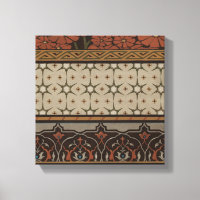 Heirloom Têxtil com Padrões Decorativos