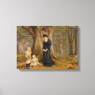 Impressão Em Tela Helen Allingham Vintage A Dama da Mansão