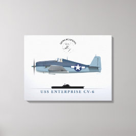 Impressão Em Tela Hellcat VF-10 USS Enterprise