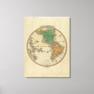 Impressão Em Tela Hemisfério ocidental 2