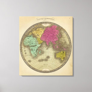 Impressão Em Tela Hemisfério oriental 8