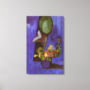 Impressão Em Tela Henri Matisse - FLORES E PLACA CERÂMICA