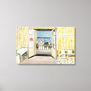 Impressão Em Tela Henri Matisse - INTERIOR JULY 14 ETRETAT 1920