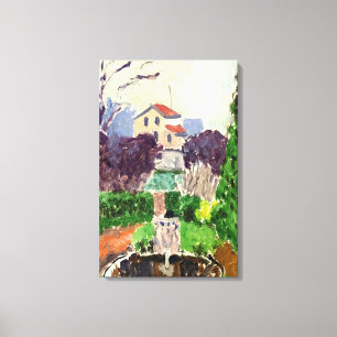 Impressão Em Tela Henri Matisse - O ARTISTA S GARDEN EM ISSY LES MO