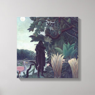 Impressão Em Tela Henri Rousseau - A Encantadora de Serpentes