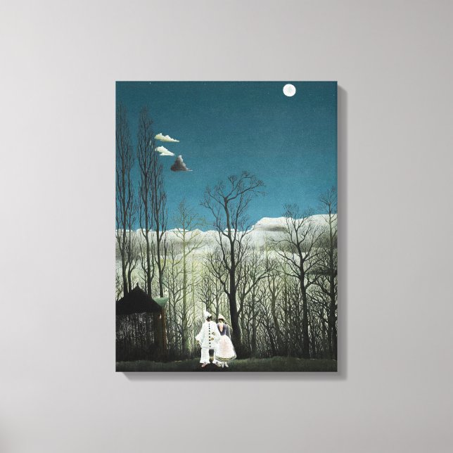 Impressão Em Tela Henri Rousseau - Noite do Carnaval (Frente)