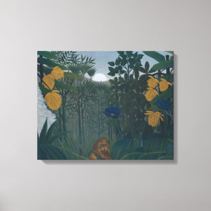 Impressão Em Tela Henri Rousseau - O Repassado do Leão