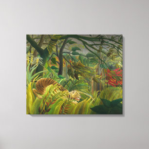Impressão Em Tela Henri Rousseau - Surpreso!