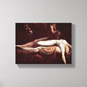 Impressão Em Tela Henry Fuseli - O Pesadelo