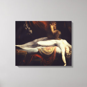 Impressão Em Tela Henry Fuseli - O Pesadelo