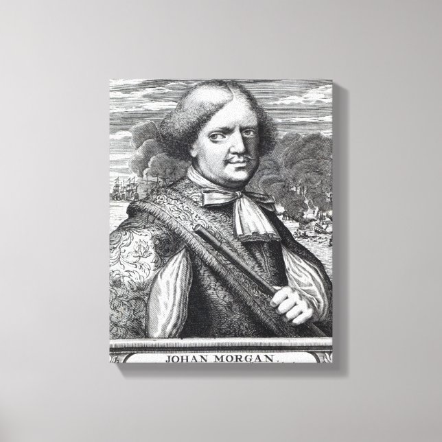 Impressão Em Tela Henry Morgan, 1678 (Frente)