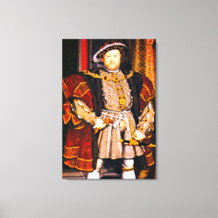 Impressão Em Tela Henry VIII Tudors História Rei Inglaterra seis Esp