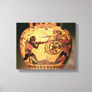 Impressão Em Tela Heracles que luta Geryon