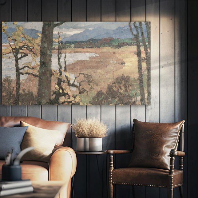 Impressão Em Tela Herbst e Chiemsee | Leo Putz Landscape Art (Criador carregado)