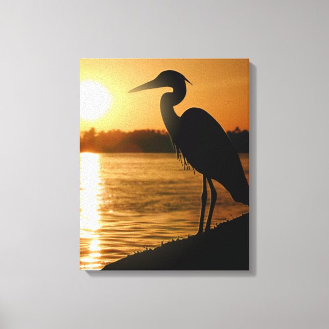 Impressão Em Tela Heron (Frente)