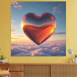 Impressão Em Tela Herz der Emotionen