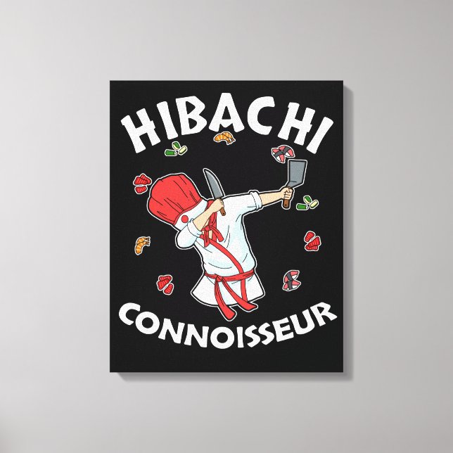 Impressão Em Tela Hibachi Connoisseur Hibachi Grill Gift Hibachi (Frente)