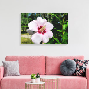 Impressão Em Tela Hibiscus
