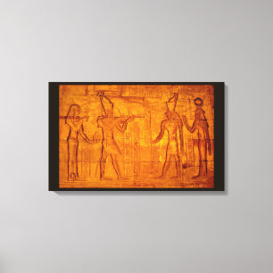 Impressão Em Tela Hieroglyphics egípcios