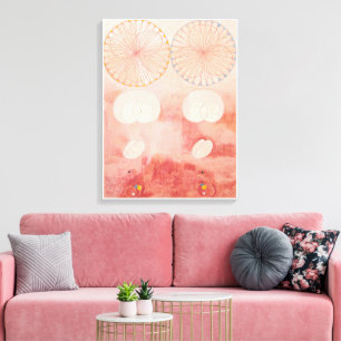 Impressão Em Tela Hilma Af Klint, O Dez Maior No9, Abstrato Art