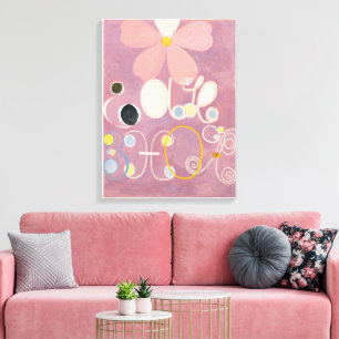 Impressão Em Tela Hilma Af Klint, Os Dez Maiores No5, Abstrato Art