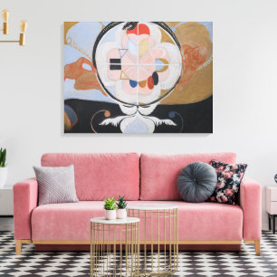 Impressão Em Tela Hilma Af Klint, The Evolution No.13, Abstrato Art