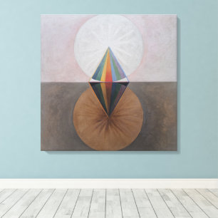 Impressão Em Tela Hilma Af Klint, The Swan No.12, Abstrato Art